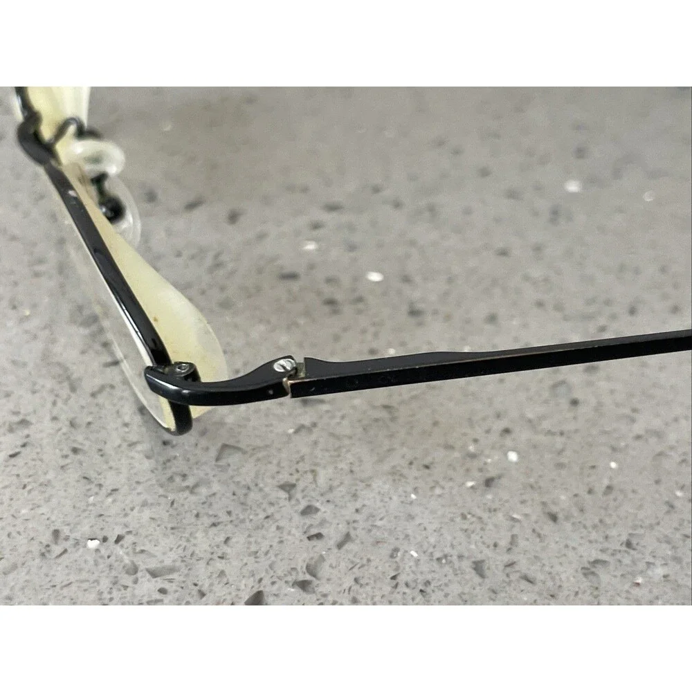 OLIVER OL 226 EYEGLASSES FRAMES ONLY METAL ITaly R1R 49-20-140 Black Full Rim